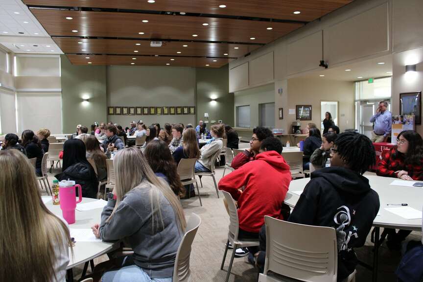 Students learn about careers