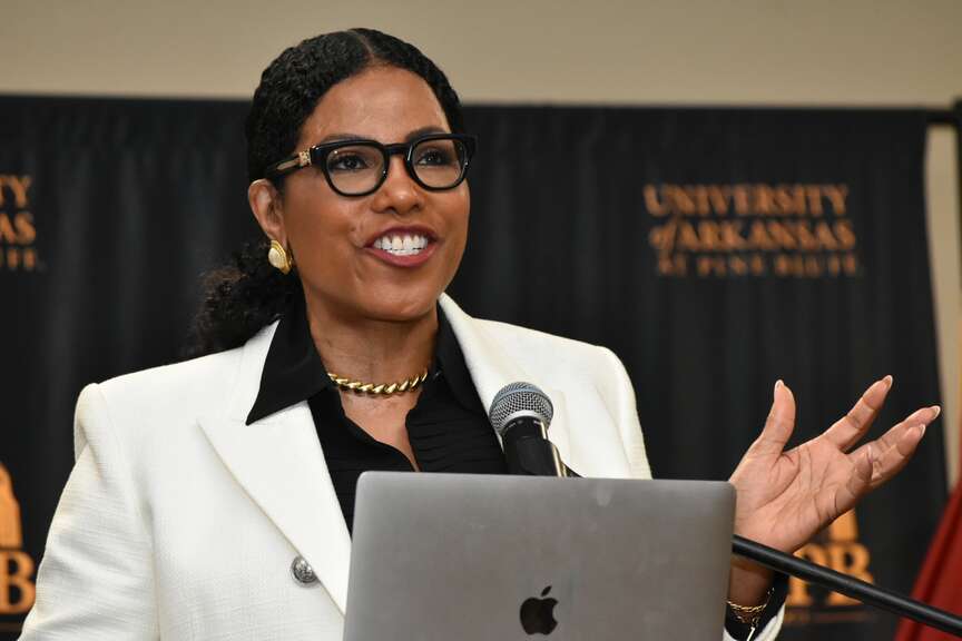 Malcolm X’s daughter gives address