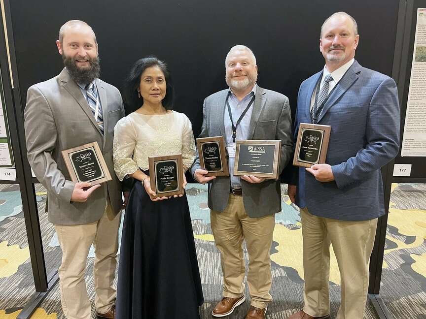 4 Division of Agriculture faculty earn honors from Weed Science Society of America