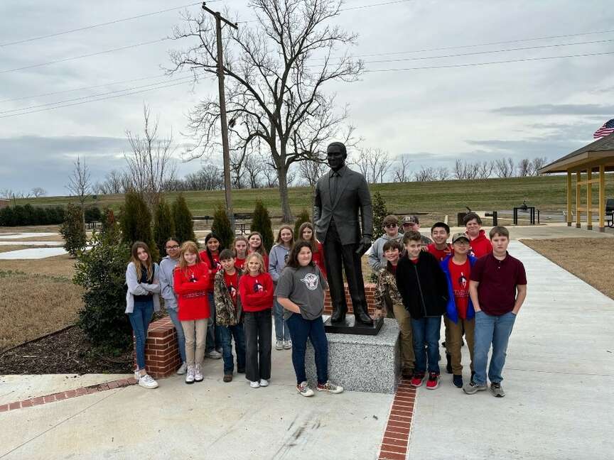 Cornerstone students tour Johnson museum