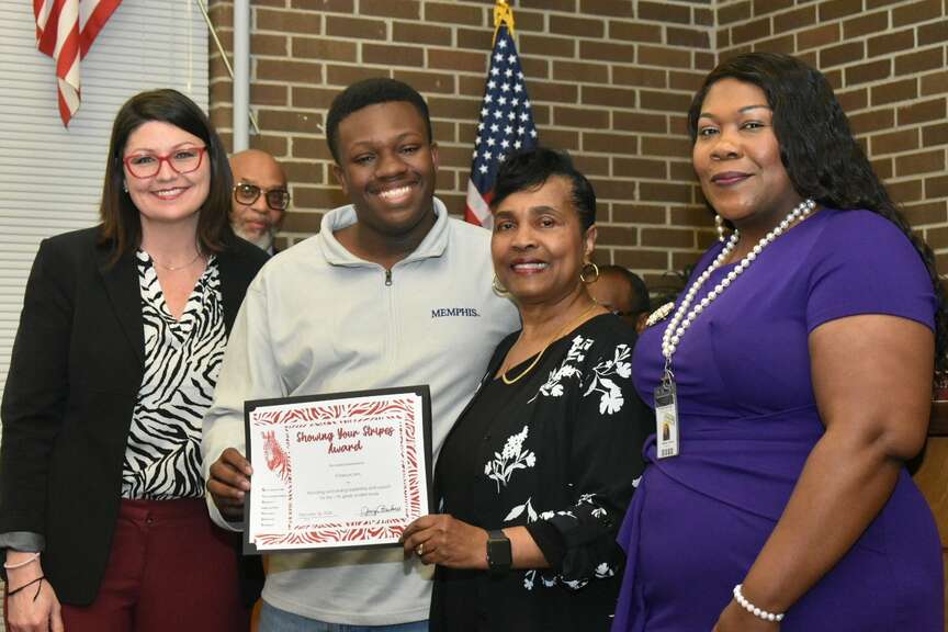 Pine Bluff staff, students, boosters honored