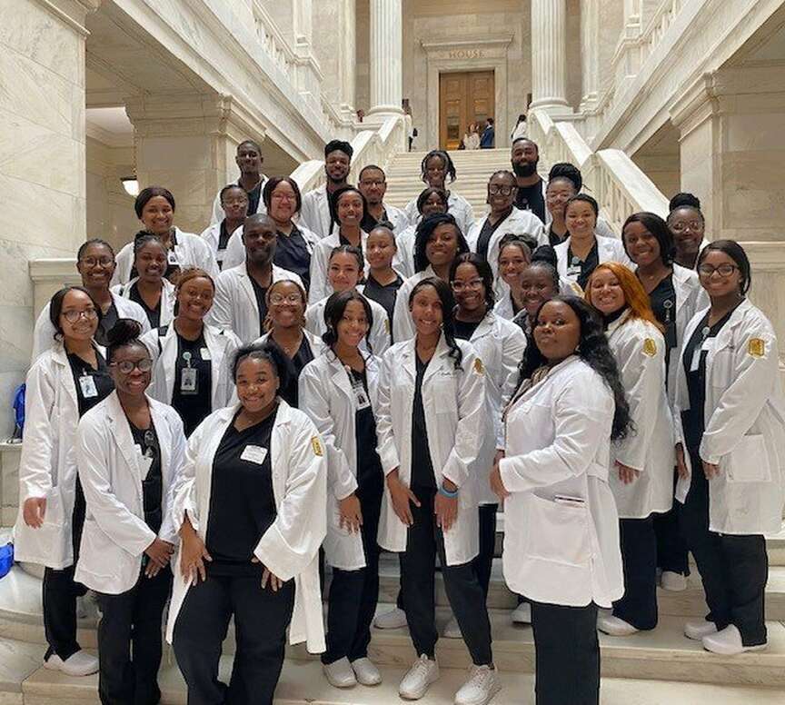 Nursing students learn at Capitol