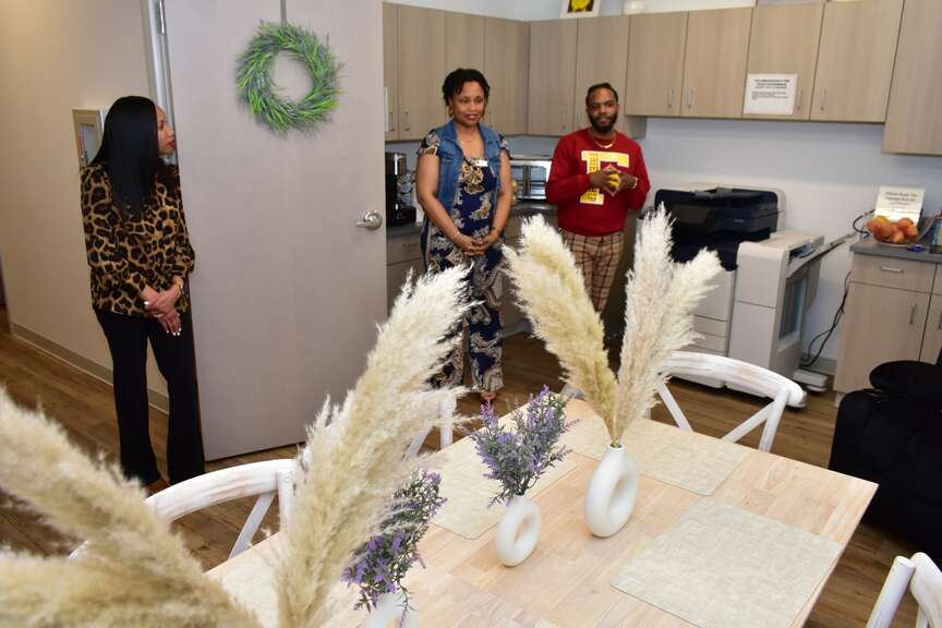 Teachers’ lounge receives makeover