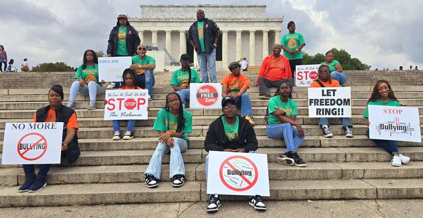 Area students join anti-bullying rally