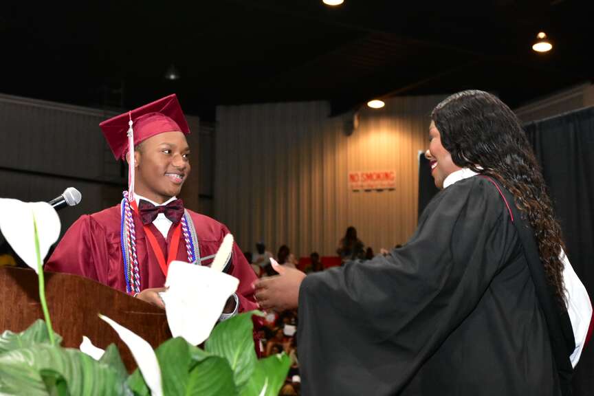 CLASS OF 2024: Pine Bluff grads get heartfelt hug