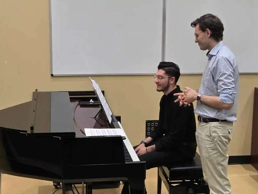 Albanian student at UAPB finds joy in music