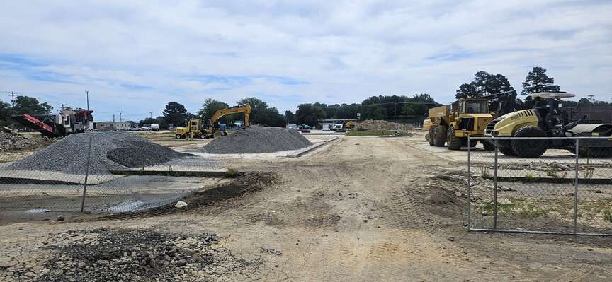 Construction of new Watson Chapel High in full swing