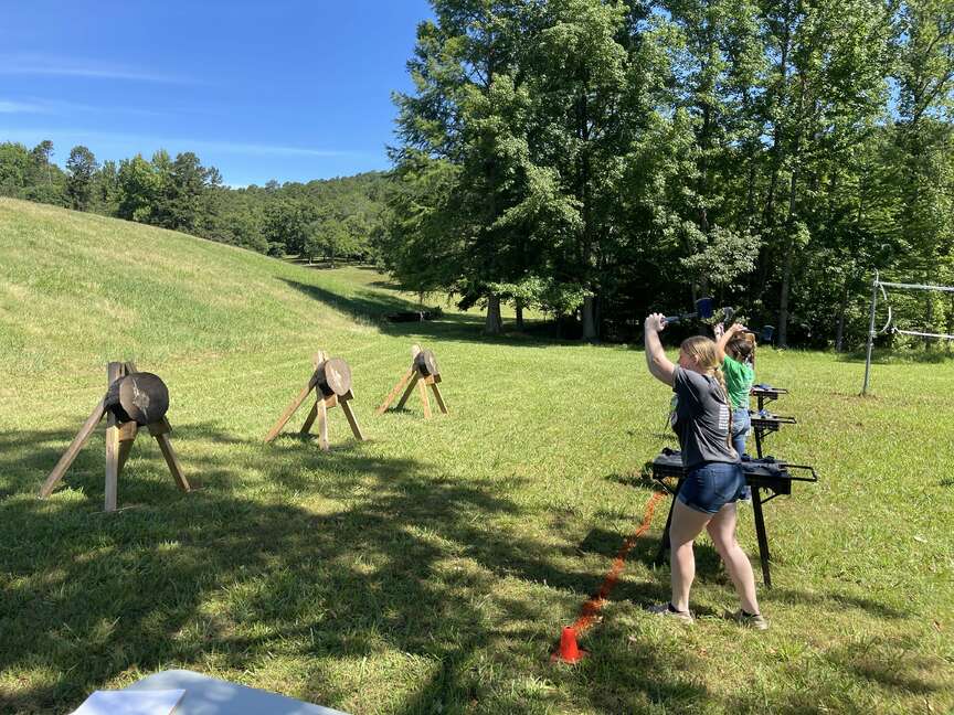 4-H members test their outdoor skills