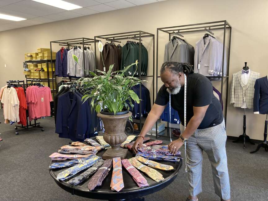 Move to White Hall works for clothier