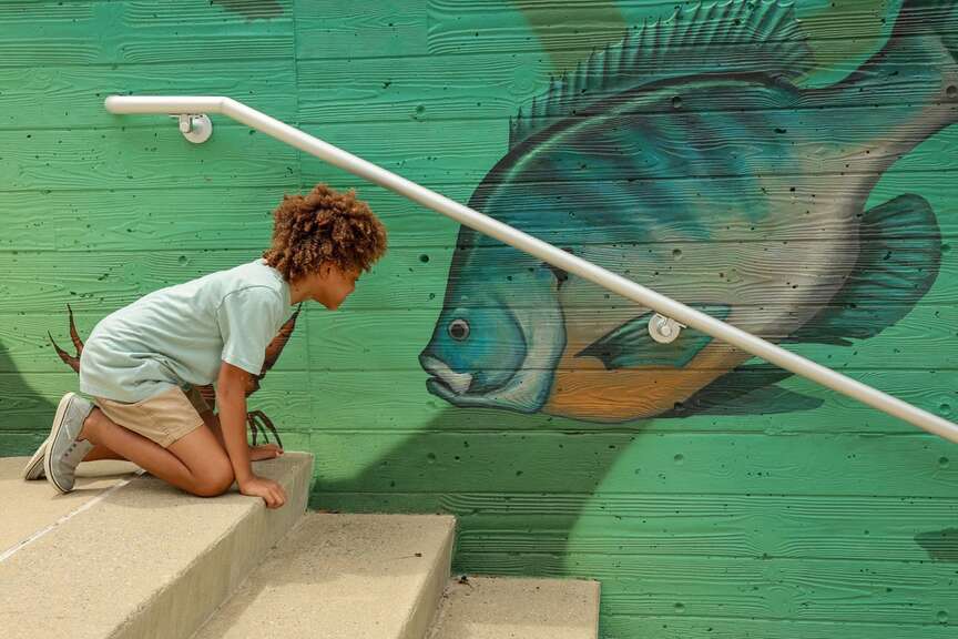 Nature center unveils murals