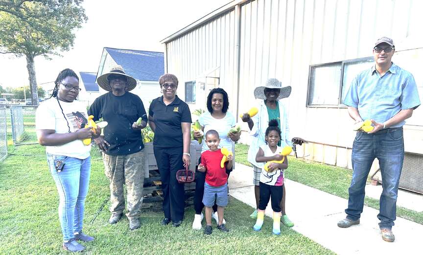 Gardening with the family