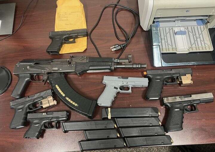 Five men accused of threat arrested