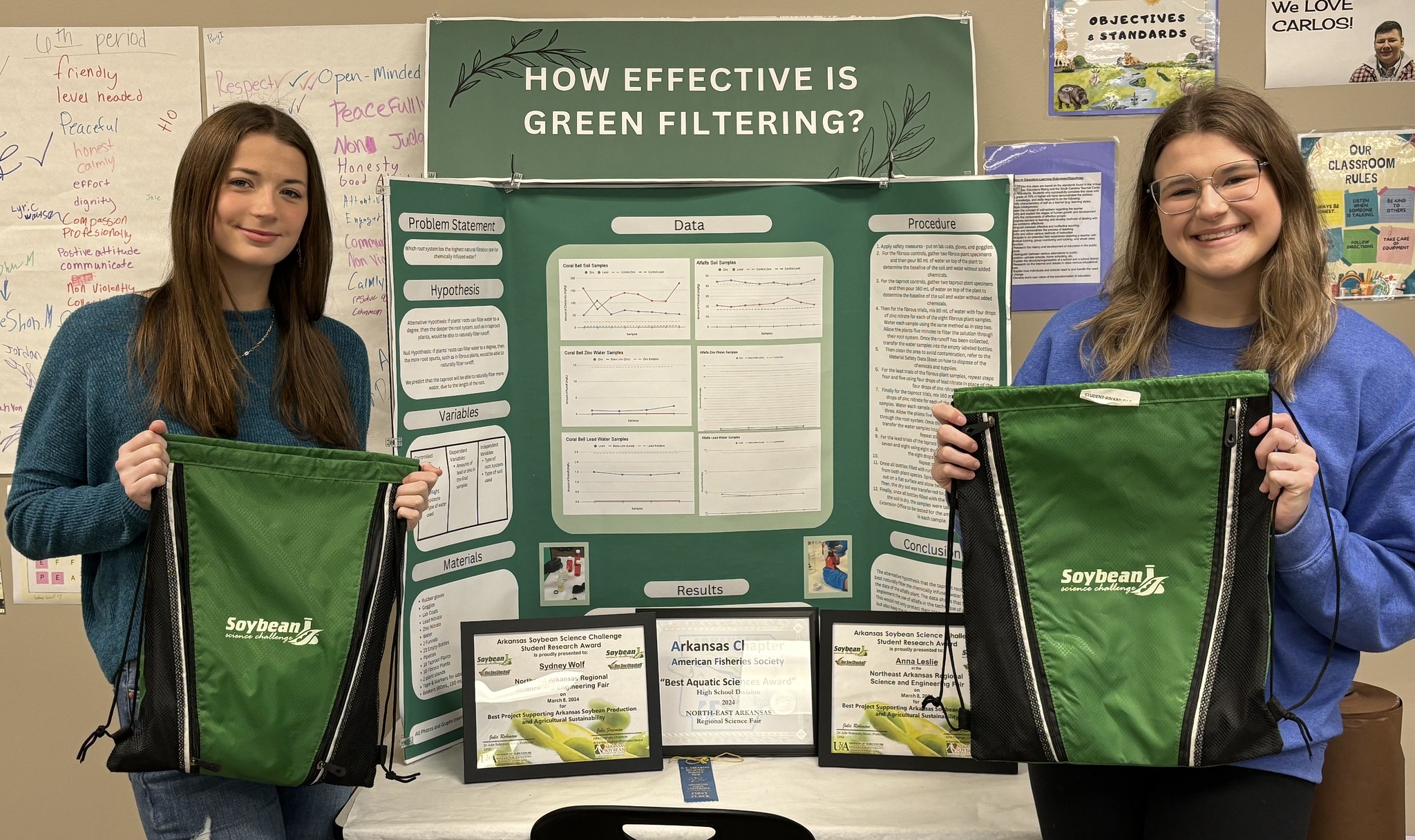 Soybean contest awards students