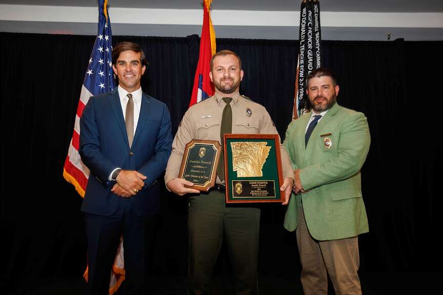 AGFC honors young game warden from Monticello