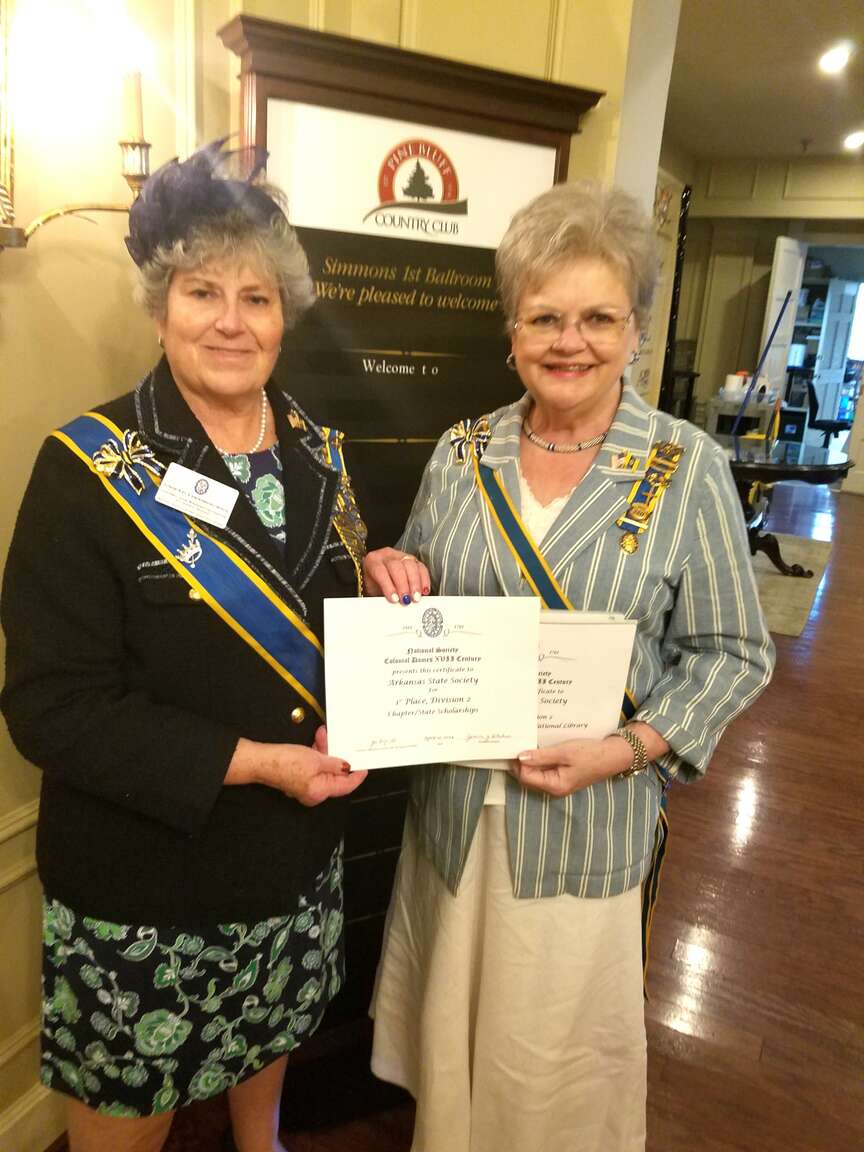 Colonial Dames society awarded for veteran, community aid
