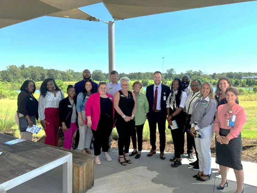 Pine Bluff leadership class attends tour of multiple health care facilities