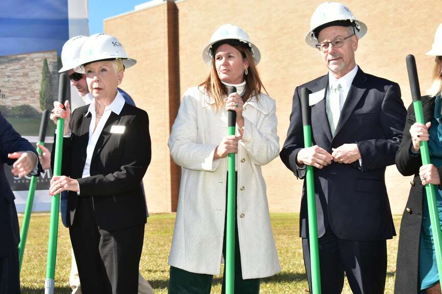 Governor, UAM break ground on Arkansas Forest Health Research Center