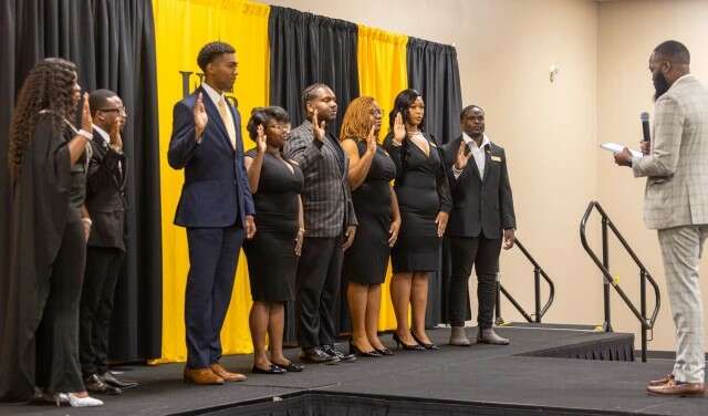 UAPB’s student officers sworn in