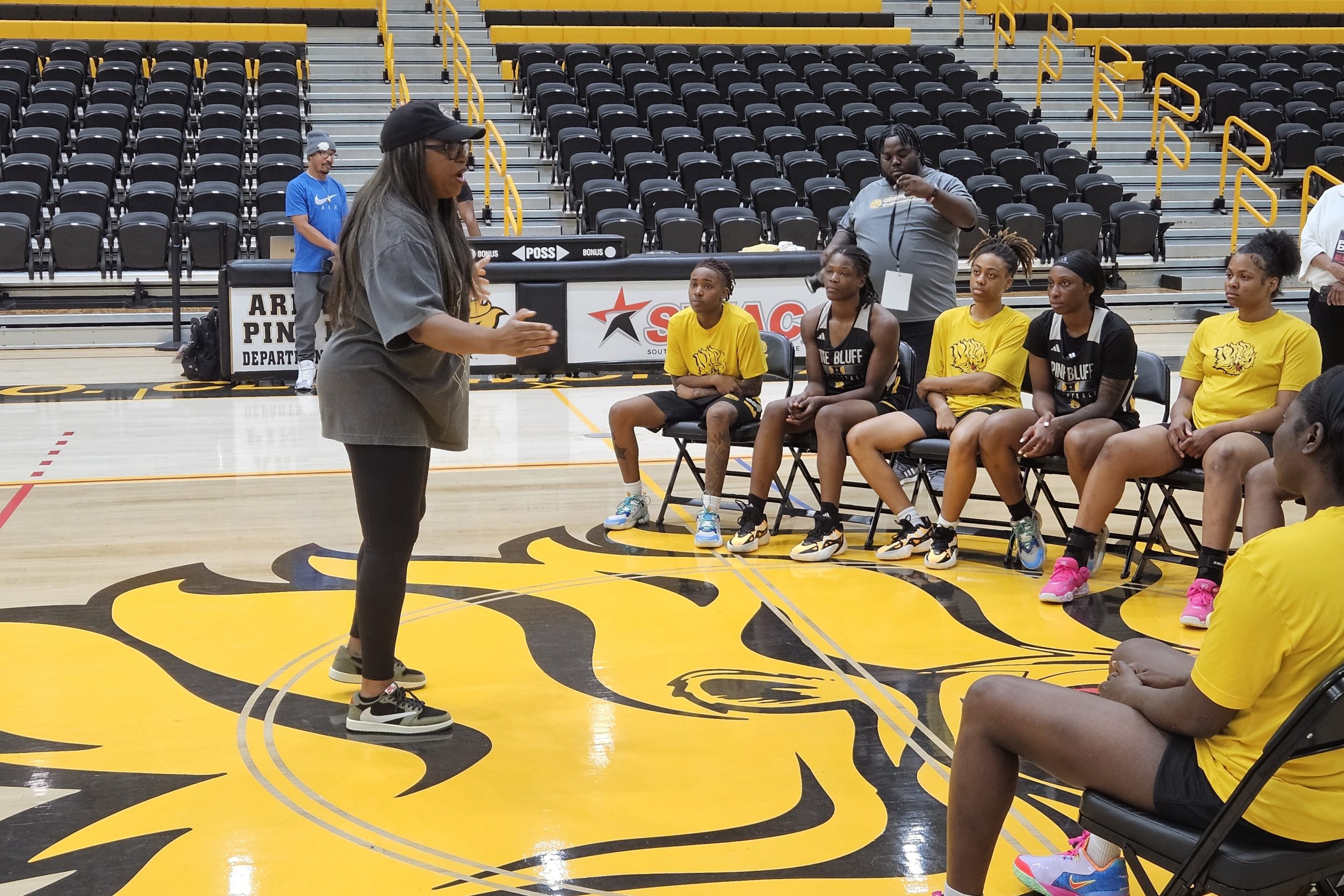 WNBA legend, scouts visit UAPB