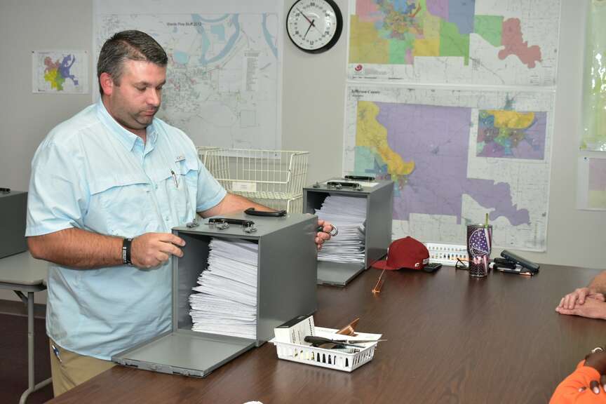 58.4% voter turnout reported in county