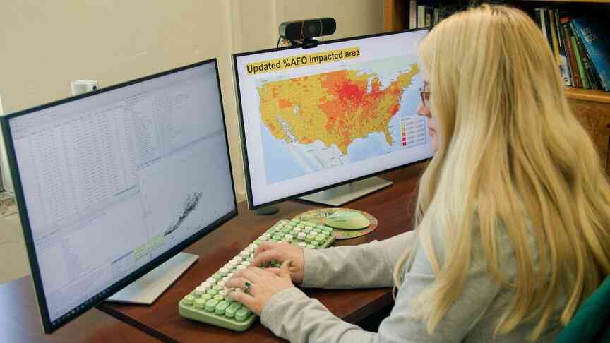 Model created to map livestock feeding sites