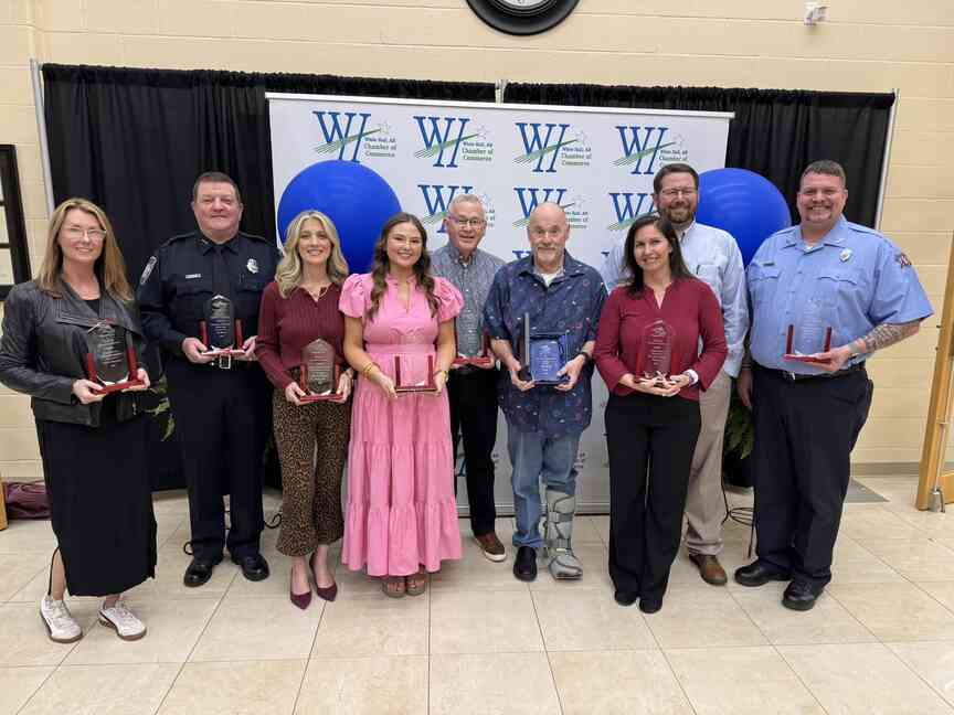 White Hall Chamber of Commerce banquet honors public service