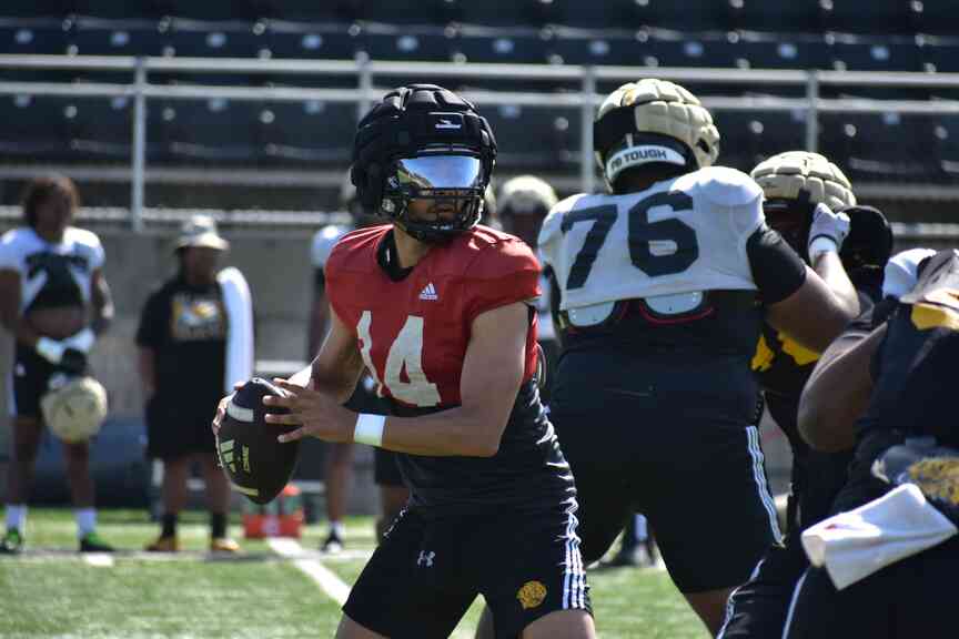 Quarterback race heats up during UAPB’s spring practices