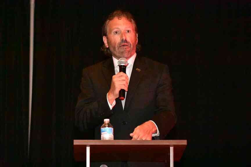 Marty Burlsworth inspires Benjamen Redix Project Gala crowd