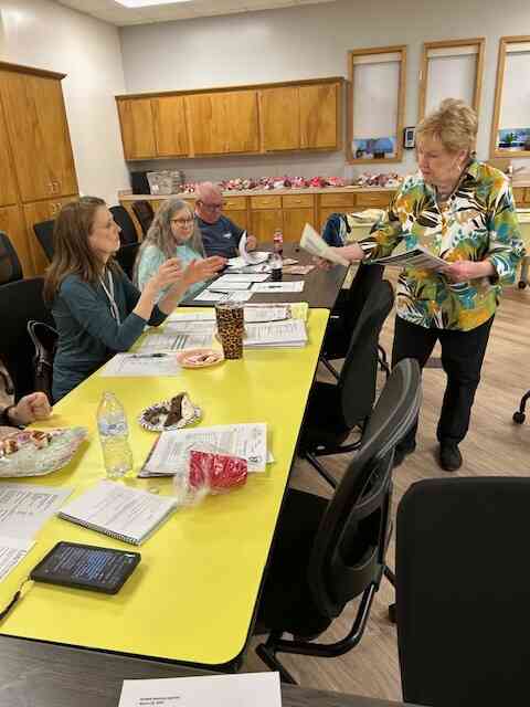 Willing Workers discuss food