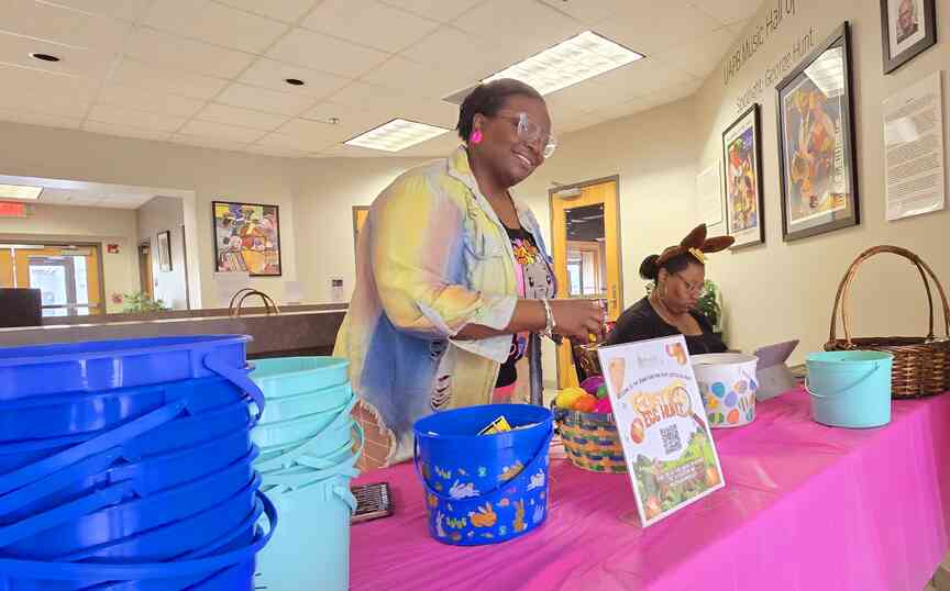 Pine Bluff Downtown Development hosts its first egg hunt