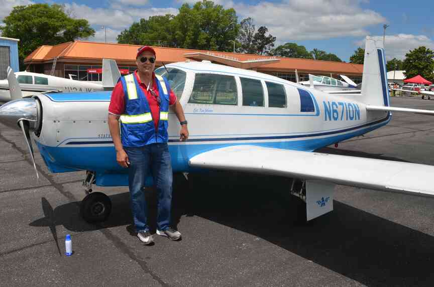 The Black Pilots of America members register for Pine Bluff’s Fly-In