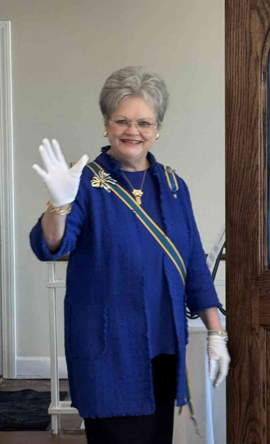 Arkansas State Society honors president