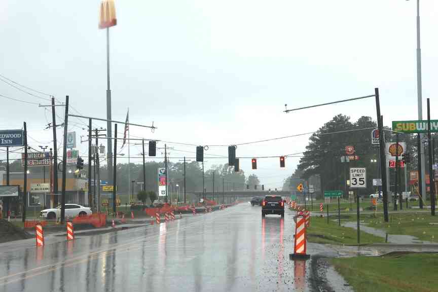 Work on Sheridan Road in White Hall underway