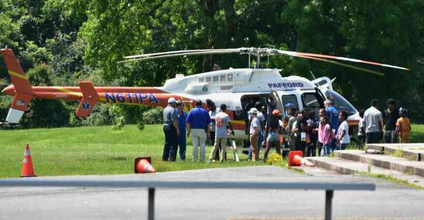 Simulated school shooting drill