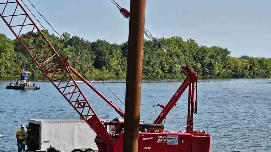 Wastewater force main project nearly complete