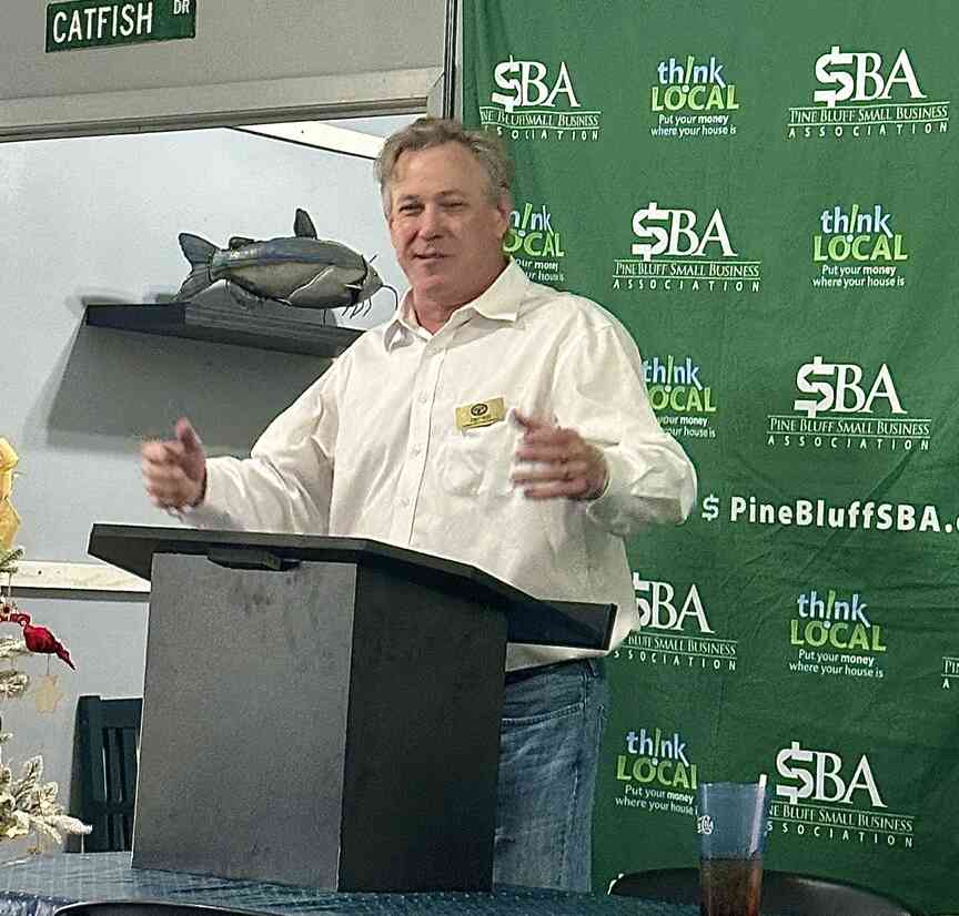Pine Bluff native Reid addresses city’s Small Business Association