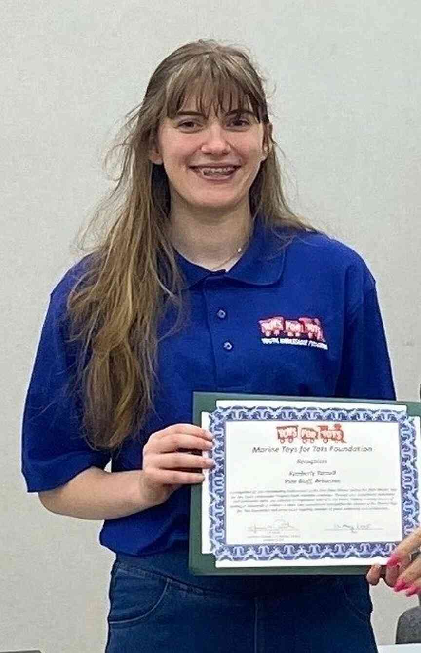 Toys for Tots honors youth leader