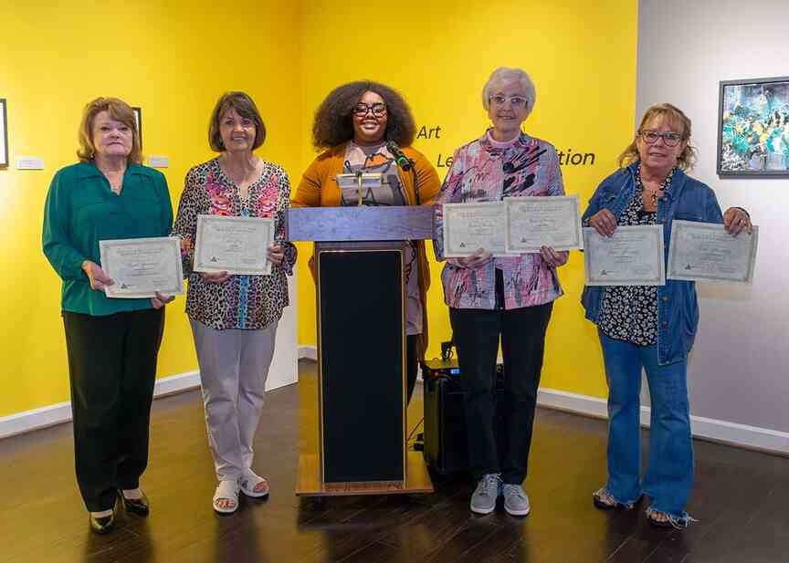 Reception honors artists taking part in exhibition