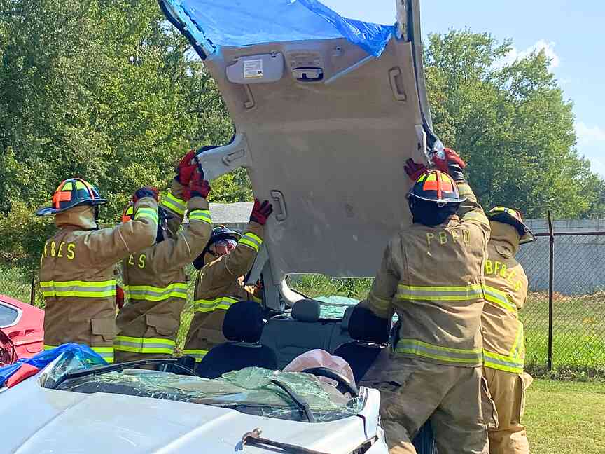 Training firefighters