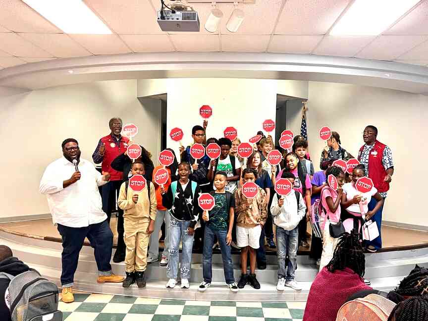 Pine Bluff Junior High seventh graders win October pizza party