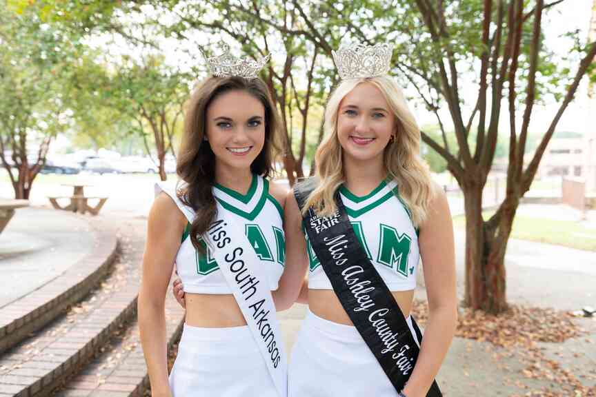 3 UAM cheerleaders earn local, regional pageant titles