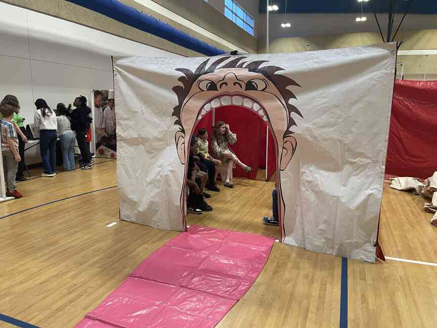 Interactive Farm to You exhibit educates students