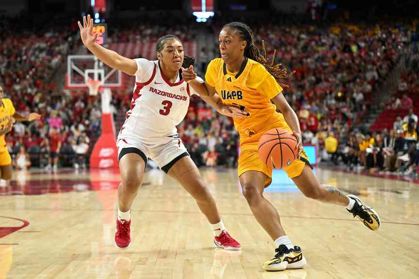 UAPB can’t keep pace with Hogs