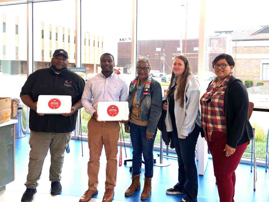 Blood pressure monitor kits available at libraries
