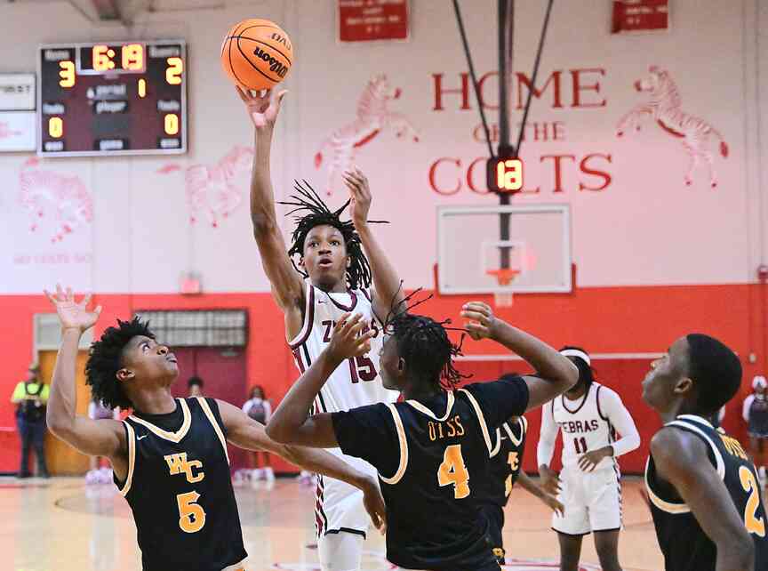 Zebras beat Wildcats in boys basketball, 58-55