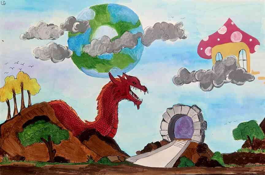 Exhibition showcases dreamlike imagery from Pine Bluff High School artists