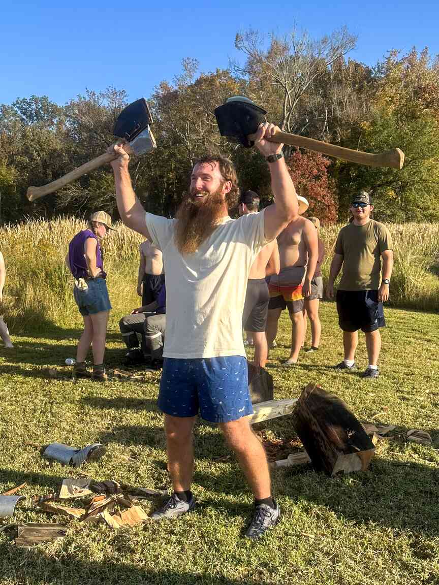 UA-Monticello Forestry Club finishes second at 2025 Lake Striker Axe Days