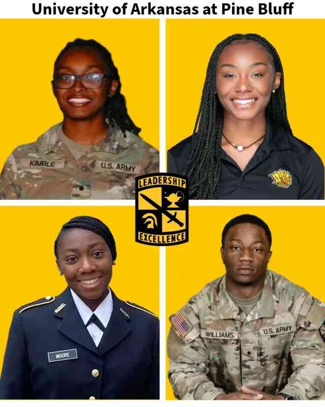 4 UAPB students finish ROTC studies, earn commissions as officers