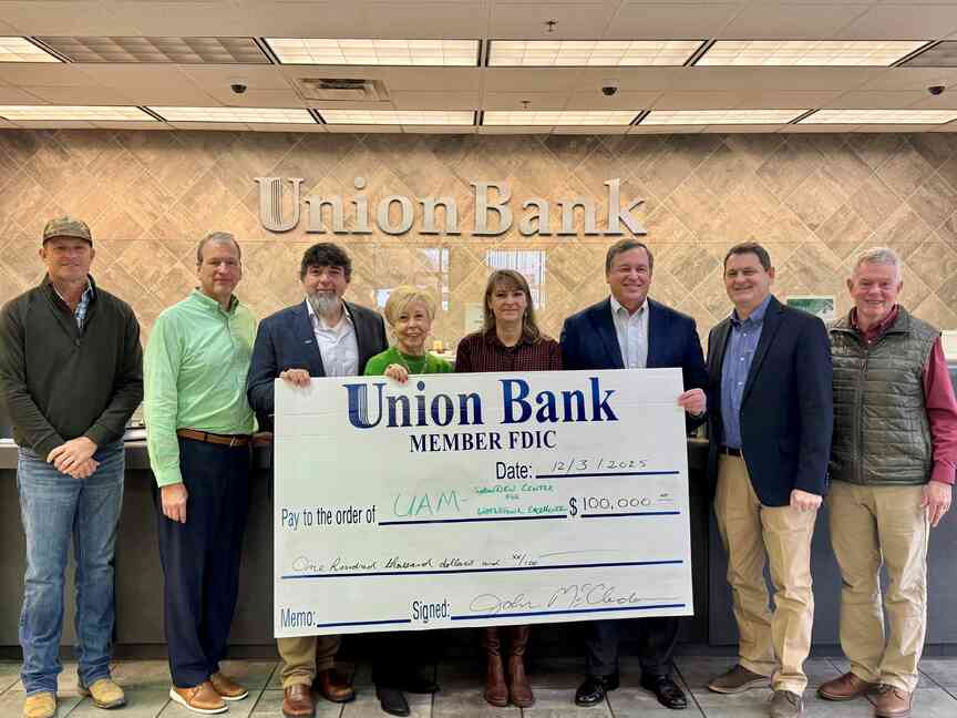 Union Bank donates $100,000 to center for waterfowl, wetlands research