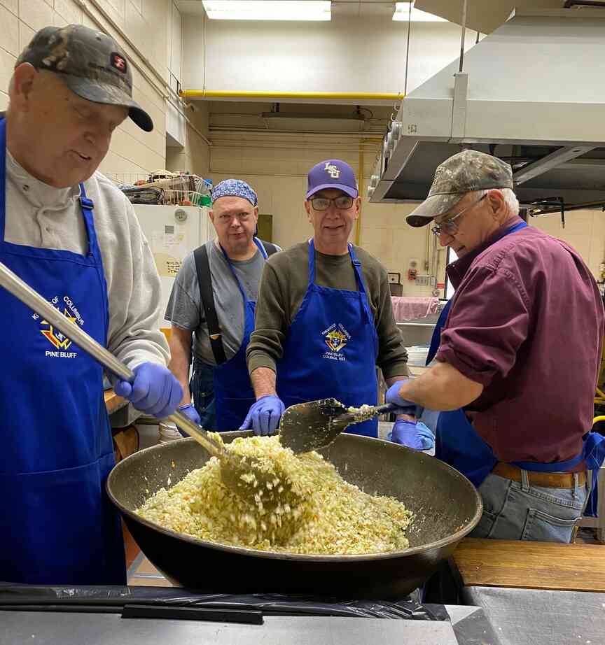 Lenten Fish Fry prep